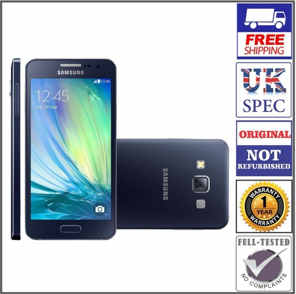 Samsung Galaxy A3 SM-A300FU – 16 GB – Smartphone (entsperrt) – Mitternachtsschwarz