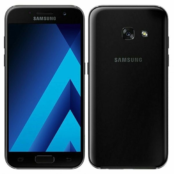 Samsung Galaxy A3 (2017) SM-A320F – 16 GB – Smartphone schwarz (entsperrt) – Klasse A