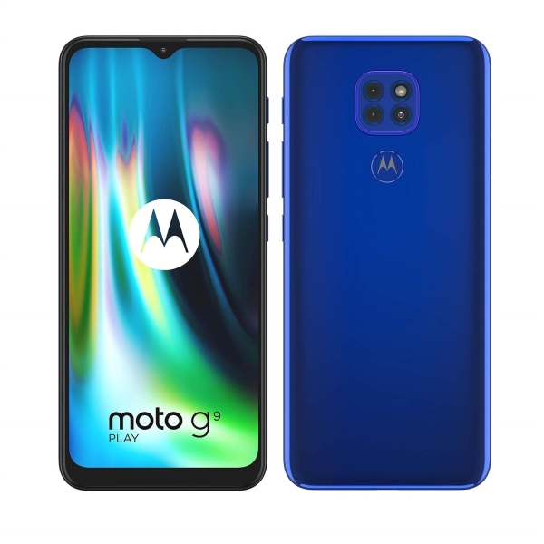 Motorola Moto G9 Play 64GB blau Android Handy Smartphone B