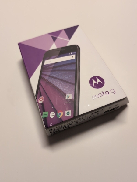 Motorola MOTO G3 – 8GB – schwarz (Ohne Simlock) Smartphone