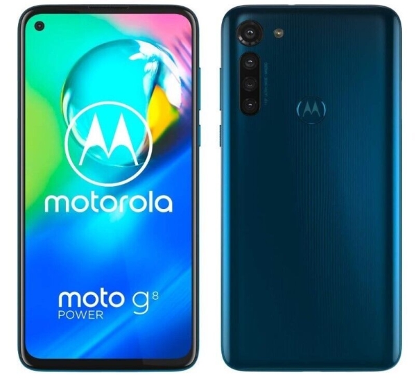 Motorola Smartphone Moto G8 Power 64GB Capri Blue (entsperrt) Android – A-Klasse