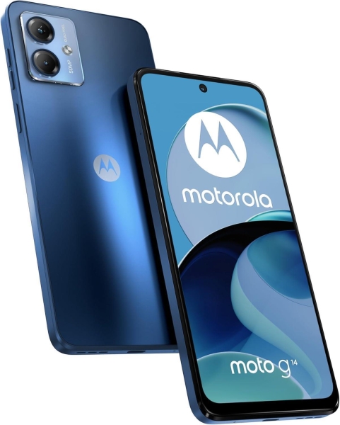 Motorola Moto G14 4+128 Sky Blue Smartphone, Android entsperrt