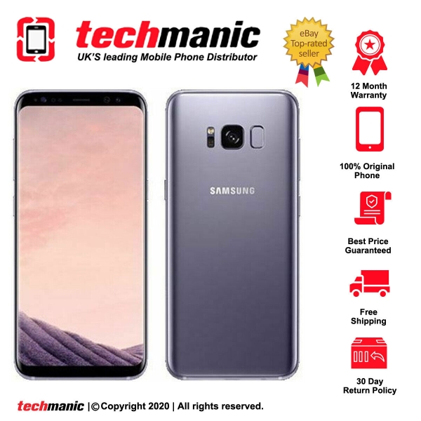 Samsung Galaxy S8+ Plus SM-G955 – 64 GB – orchidengrau (entsperrt) Smartphone