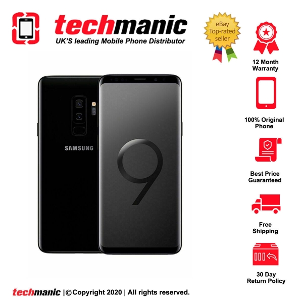 Samsung Galaxy S9+ Plus SM-G965 – 64 GB – Smartphone schwarz (entsperrt)