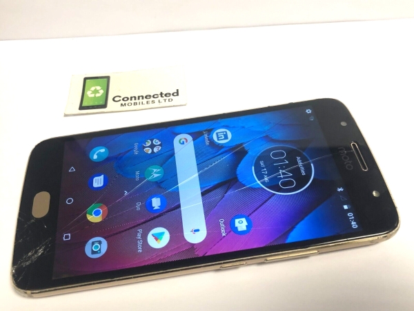 Motorola Moto G5S XT1793 32GB 3GB gold (entsperrt) Android 8 Smartphone – Schaden
