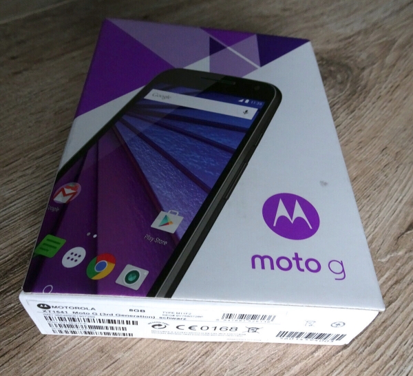 Motorola  MOTO G (3rd Gen.) – 8GB – Schwarz (Ohne Simlock) Smartphone