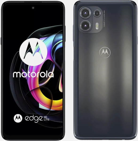 Motorola Edge 20 Lite (Dual-SIM) – 128 GB – Smartphone graphitfarben (entsperrt)