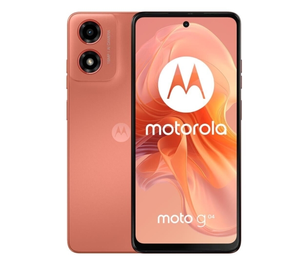 Motorola Moto G04 4/128 GB Sunrise Orange 90 Hz Smartphone 6,56 Zoll 5000 mAh