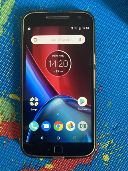 Motorola  MOTO G4 Plus – 16GB – Schwarz (Ohne Simlock) Smartphone