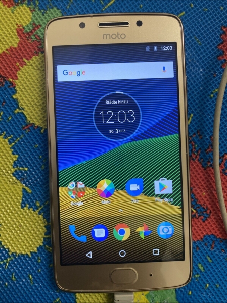 Motorola  MOTO G S – 16GB – Gold (Ohne Simlock) Smartphone