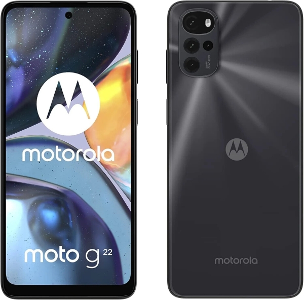 Motorola Moto G22 4G 6,5″ 64GB 4GB RAM entsperrt Android Smartphone schwarz mit Box