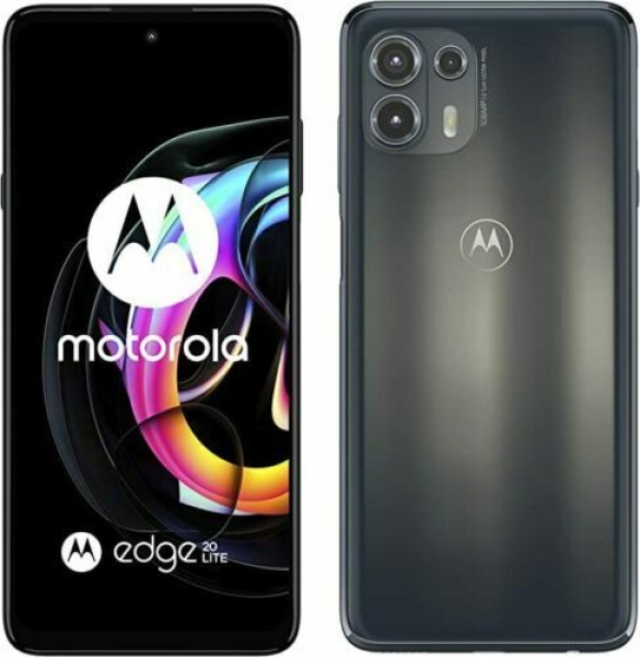 Motorola Edge 20 Lite 5G 128GB entsperrt Smartphone Duo SIM – Graphite OVP