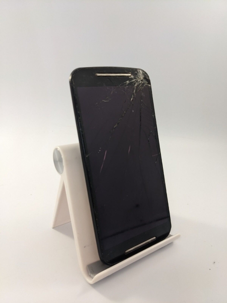 Motorola Moto G schwarz entsperrt Android Smartphone unvollständig gesprungen defekt #K12