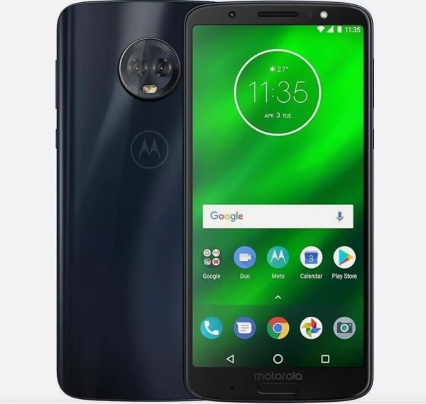Motorola Moto G6 XT1922-2 6. Gen 32GB entsperrt Smartphone Deep Indigo Blue