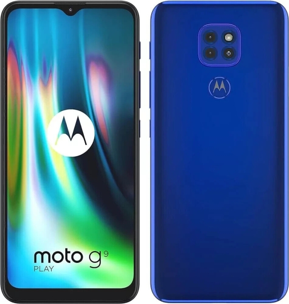 Motorola Moto G9 Play 6,5″ 4G DS 64GB/4GB RAM LTE Unlock Android Smartphone – Blau