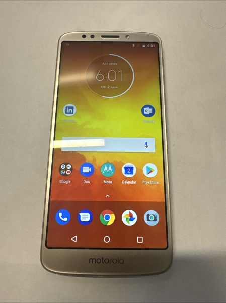 Motorola Moto E 5. Generation – 16GB – Fine Gold (Entsperrt) (Dual SIM)