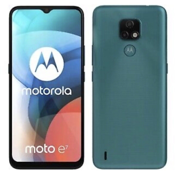 Motorola Moto E7 32GB 6,5″ 4G LTE grün entsperrt Dual SIM Android Smartphone