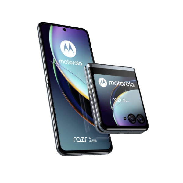 Motorola razr40 ultra 256GB 5G Glacier Blue Smartphone 6,9 Zoll faltbar
