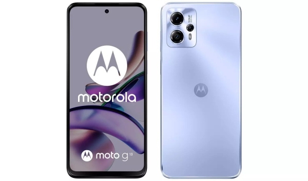 Motorola G13 4G Dual SIM 128GB Smartphone SIM-frei entsperrt – Lavendelblau A