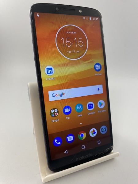 Motorola Moto E5 Plus XT1924 grau entsperrt 16GB 6.0″ Android Smartphone gerissen