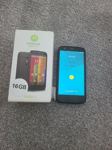 Motorola Moto G XT1032 – schwarz 16GB (Tesco Netzwerk) Smartphone Handy Android