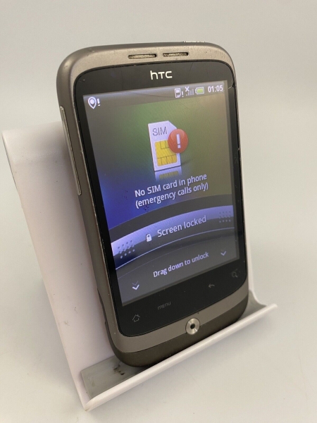 HTC Wildfire braun entsperrt 512MB 3,2″ 5MP Android Smartphone gesprungen