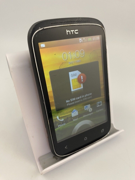 HTC Desire C schwarz entsperrt 4GB 3,5″ Android Smartphone Defekt #C04