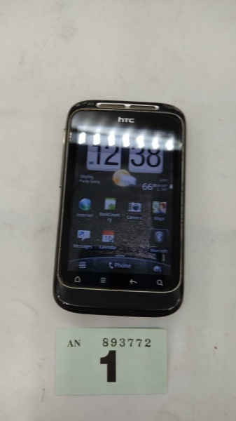 HTC Wildfire S – Schwarz (Virgin Media) Android Smartphone. Nur Gerät. Gebraucht