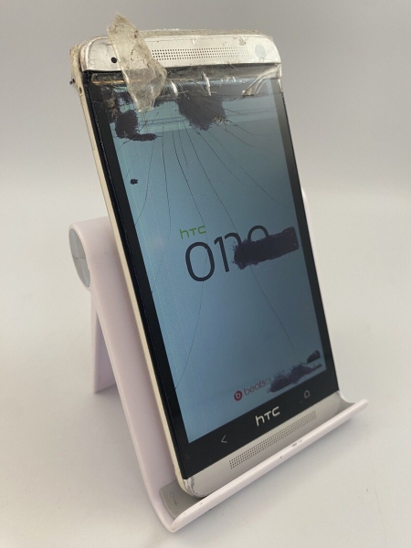 HTC One M7 silber entsperrt 32GB 4,7″ 4MP Android Smartphone gesprungen Fehler #C03