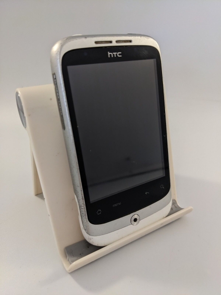HTC Wildfire weiß entsperrt 512MB 3,2″ 5MP Android Smartphone defekt #S02