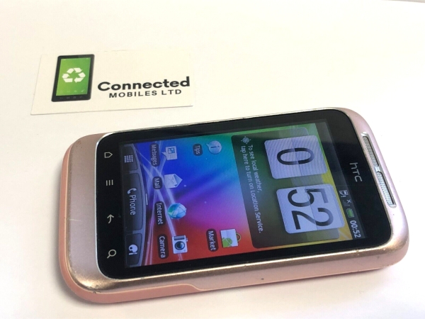 HTC Wildfire S A510e pink (entsperrt) 5MP Android 2.3 Smartphone