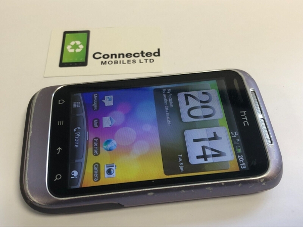 HTC Wildfire S A510e lila (entsperrt) 5MP Android 2.3 Smartphone