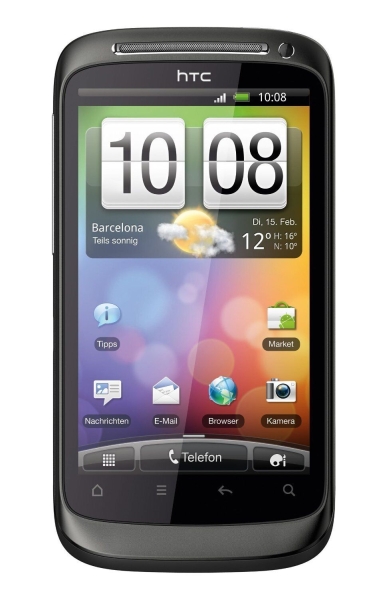 HTC Desire S Smartphone 3,7 Zoll muted black #gut