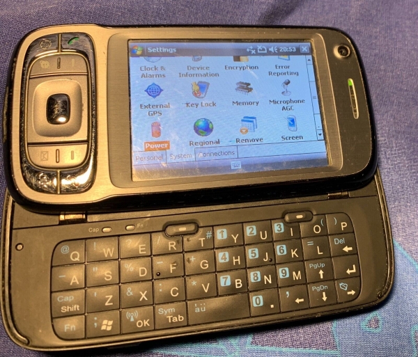 Vintage HTC KAIS130 Windows Mobile Smartphone – Displaydefekt – Orange Netzwerk