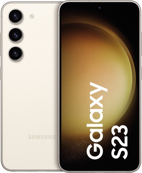 Samsung Galaxy S23 Dual-SIM Smartphone 256GB Cream – Sehr Gut
