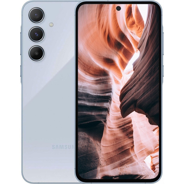 Samsung Galaxy A55 5G 128 GB Awesome Iceblue – Dual Sim Smartphone *Sehr gut*