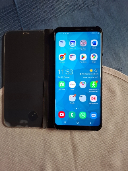 Samsung Galaxy S  8  64GB Schwarz Smartphone gebraucht  sehr gut