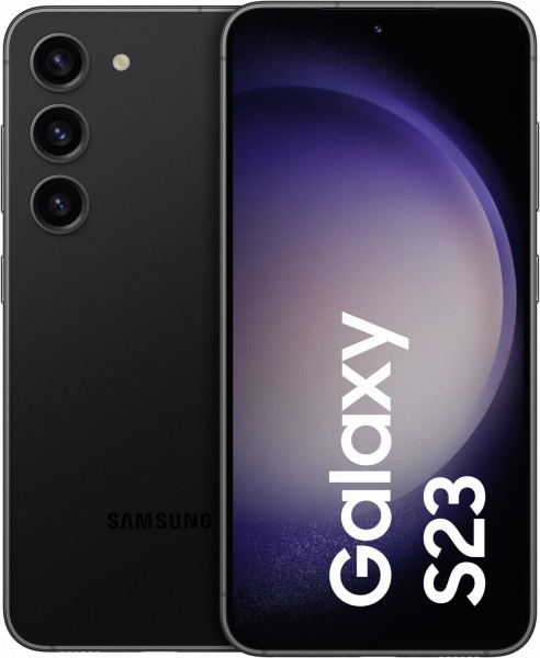 Samsung Galaxy S23 Smartphone 256GB Schwarz Phantom Black – Gut