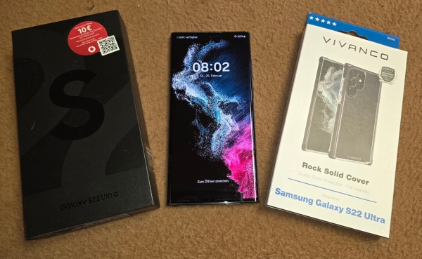 SAMSUNG GALAXY S22 Ultra 128 GB 8 GB Phantom Black Smartphone