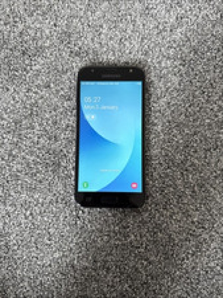 Samsung Galaxy J3 2017 blau entsperrt 16GB 2GB RAM Android Smartphone Riss