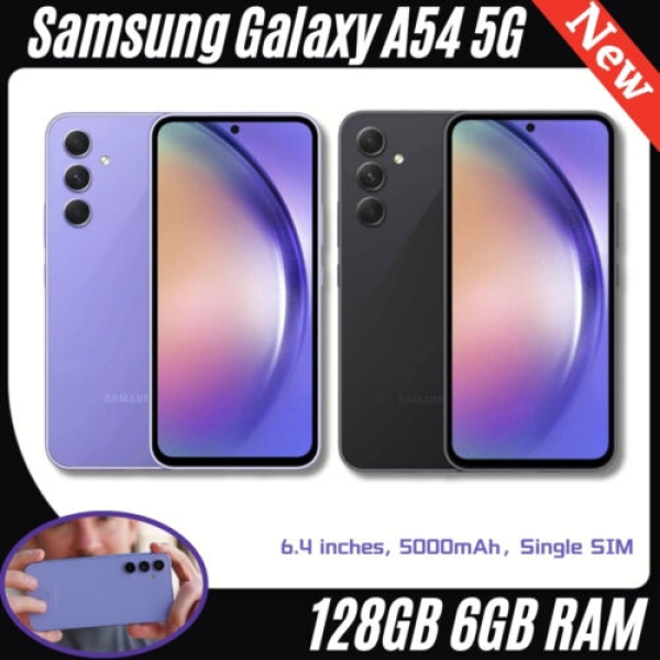 Neu Samsung Galaxy A54 (5G) SM-A546U 128GB Handys Unlocked Einzel-SIM Smartphone