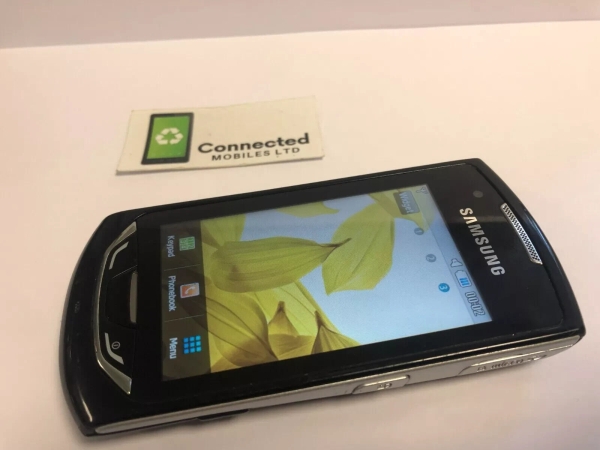 Samsung Monte S5620 Smartphone Handy (entsperrt) – Schwarz Orange