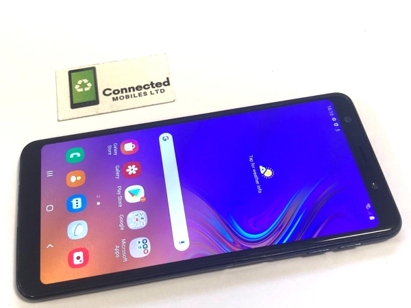 Samsung Galaxy A7 2018 A750FN 64GB schwarz (entsperrt) 4G 6″ Android 10 Smartphone