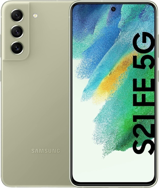 Samsung Galaxy S21 FE 5G Grün Olive 128 GB Smartphone Refurbished Gut
