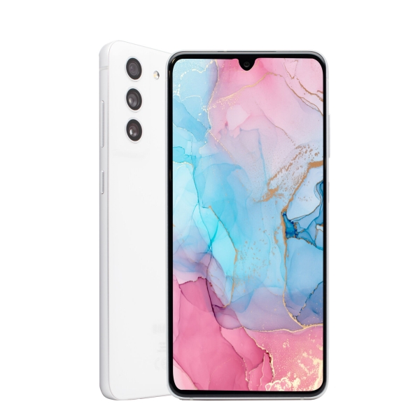 Samsung Galaxy S21 FE 5G 128GB Smartphone white – Zustand akzeptabel