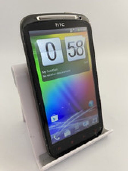 HTC Sensation schwarz entsperrt 1GB 4,3″ Android Smartphone Defekt gesprungen #C05