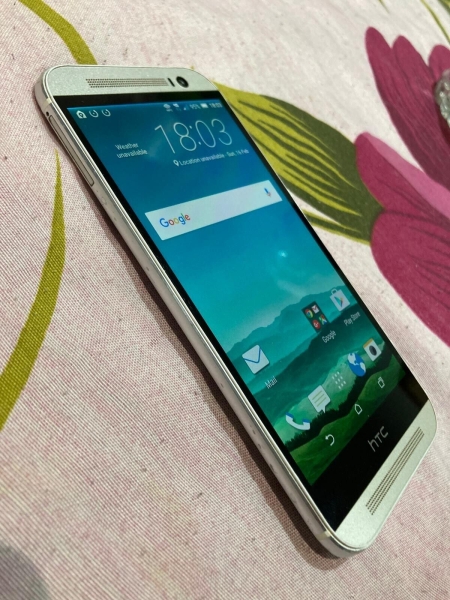 HTC One M8 silber entsperrt 16GB 2GB RAM Touchscreen Android #559