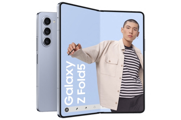 Samsung Galaxy Z Fold5 5G 256 GB 7,6 Zoll OLED Handy Smartphone 12GB Icy Blue DS