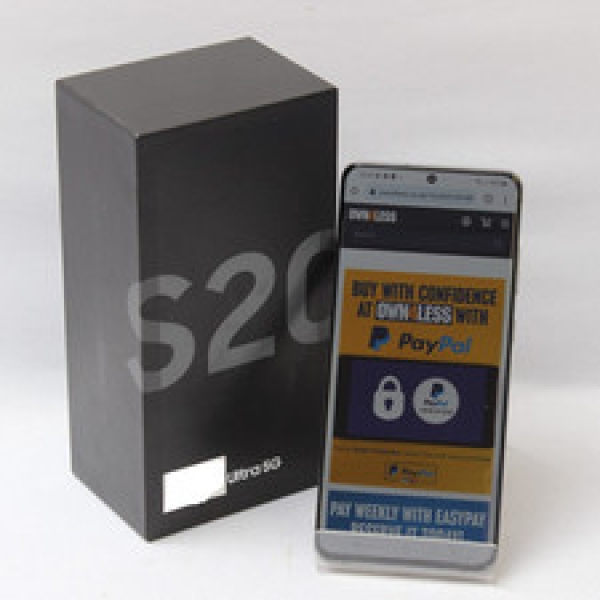 Samsung S20 Ultra 5G 128GB Smartphone – Grau – Entsperrt – Originalverpackt (B+)