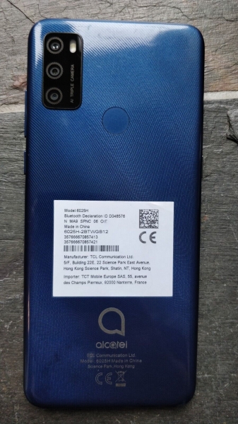 Alcatel 1S (2021) 32GB entsperrt 4G LTE 6,52″ Android Smartphone blau